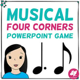Musical Four Corners: Dotted Quarter - Eighth Note Digital Resources